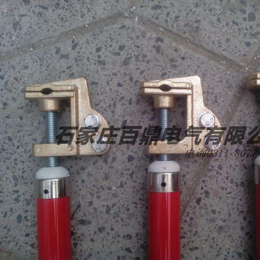 百鼎铜接地棒 10kv高压全铜接地线夹 铸铜接地棒线10kv接地线