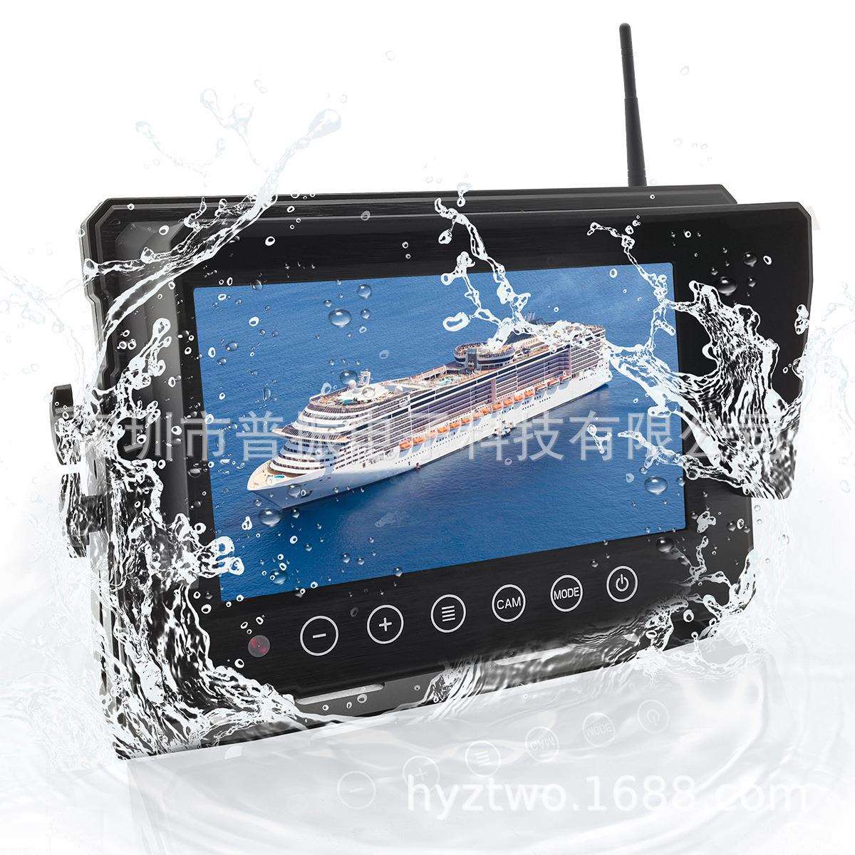 7寸9寸10.1寸防水显示器车载防震防尘显示器金属外壳AHD1080P高清