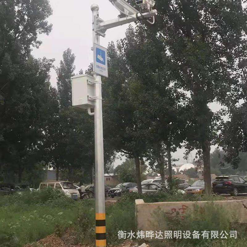 监控杆厂家 道路监控杆监控支架户外监控设备 收费站监控杆立杆