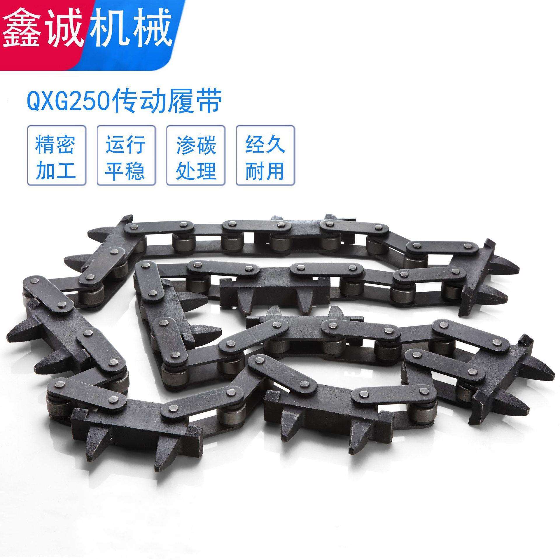 QXG250悬挂输送线传动履带 重型驱动动力装置大链条 牛角拨齿链