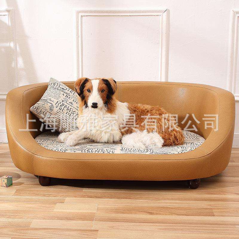 宠物用品狗窝实木厂家直销中小型犬宠物窝狗垫四季通用可拆洗