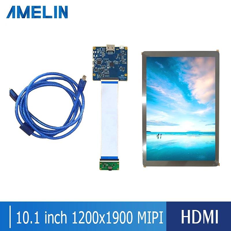 HDMI转接板带10.1寸电容触摸屏1200*1920 IPS型MIPI接口LCD显示屏