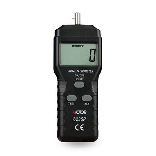 胜利接触式转速表 VC6235P测速表 测速仪 转数表 接触线速表
