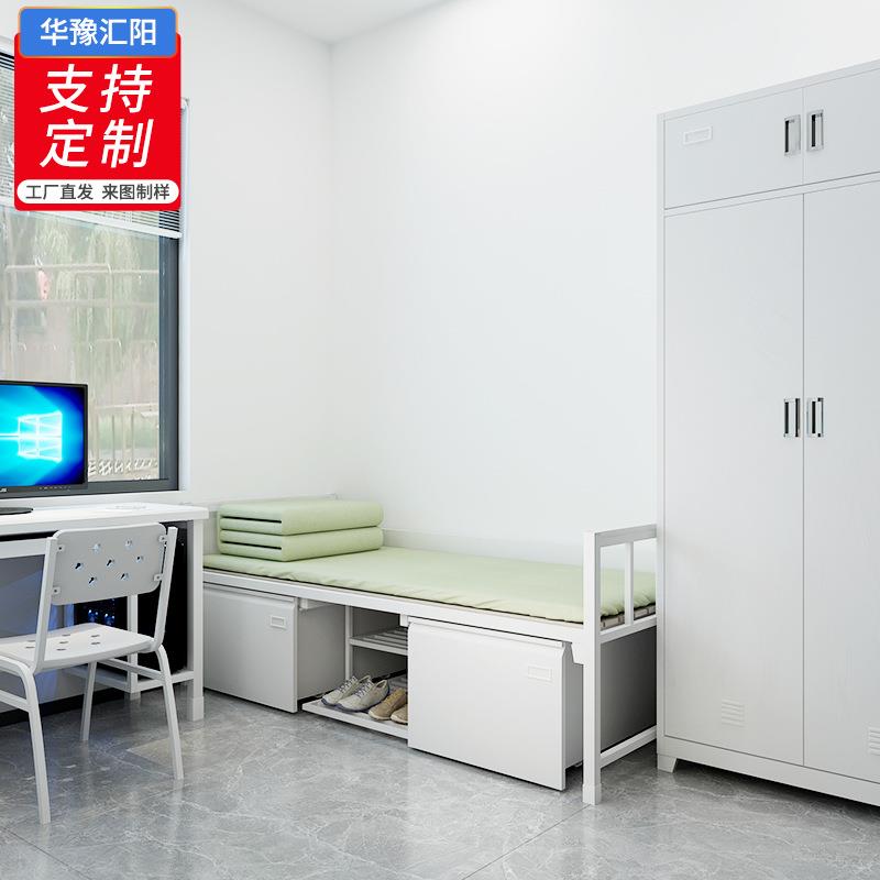 2014制式单人床钢制上下铺铁床宿舍高低铁架床内务双层床厂家