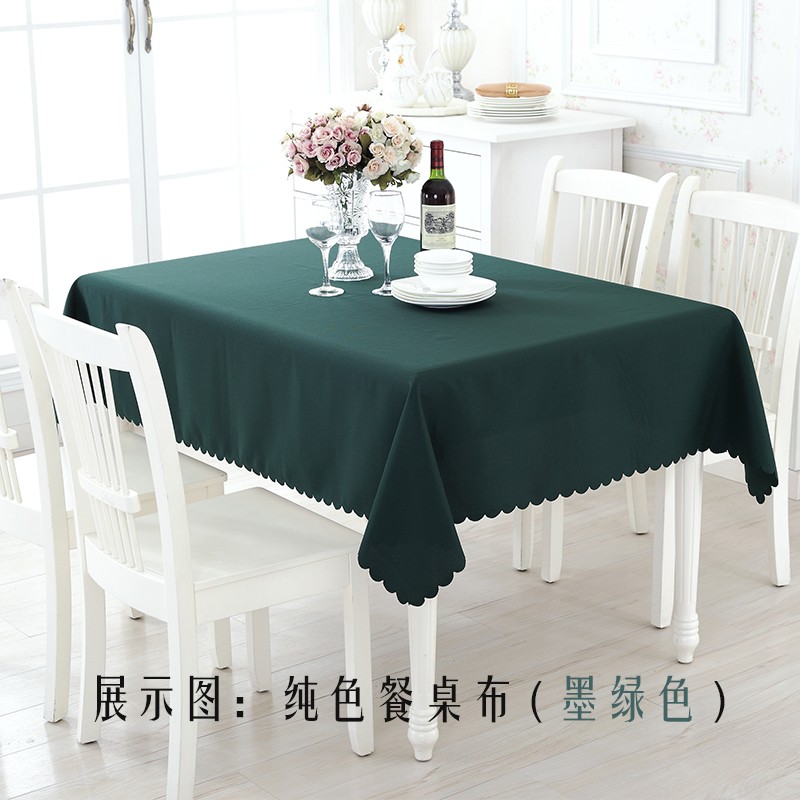 加厚纯色酒店台布饭店餐厅圆桌布会议桌布布艺活R动餐桌布办公桌