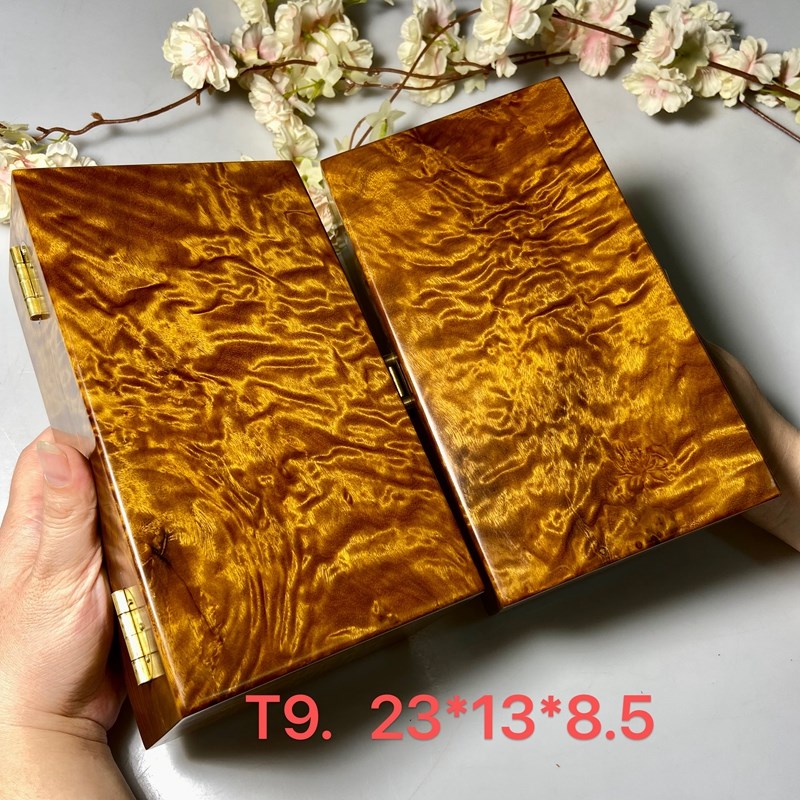 金丝楠木首饰g盒小叶桢楠中式现代覆古实木折叠高档红木精品收纳