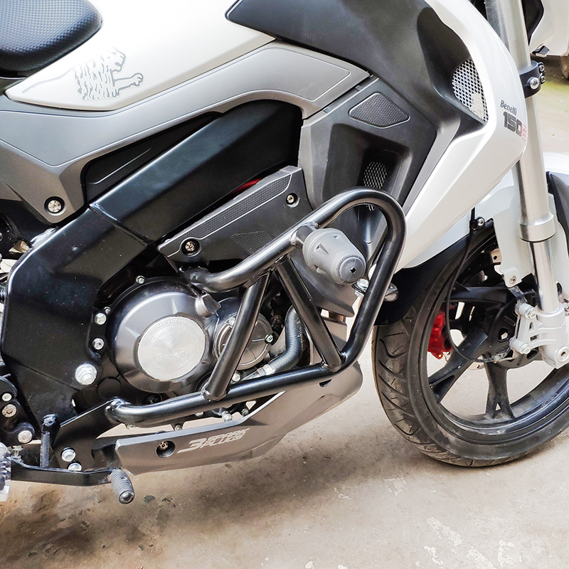 适用贝纳利改装BJ150-31小迅龙150S摩托保险杠竞技保护杠防摔护杠