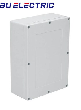 320*240*110mm防水接线开孔电线配电灰白色仪表进线塑料电路板盒