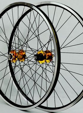 26/27.5/29久裕042培林PASAK轴承碟V圈山地自行车轮组7-12速卡飞