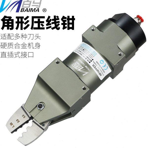 百马MS-30角形机械式气动压线钳裸端子绝缘夹线钳奶嘴钳压端子,五金/工具,气动冷压接钳,淘宝优惠券,粉丝福利购,淘宝优惠卷