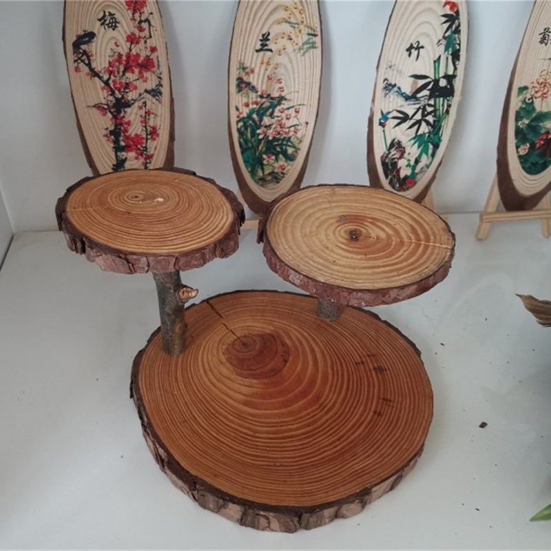 阶梯式花架网红款阳台置物架多肉新款F实木室内客厅多层轻奢花架