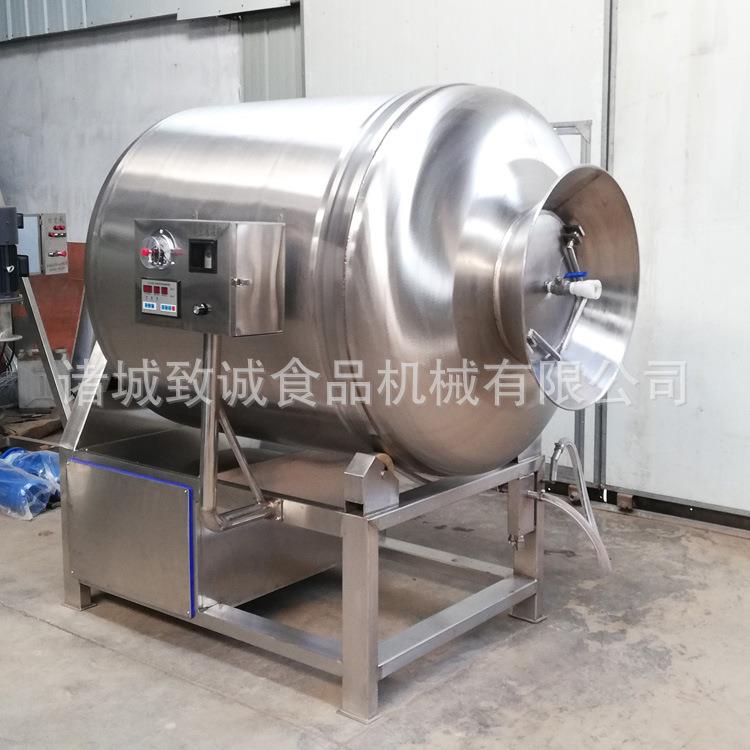 卧式搅拌锅 蒸汽加热真空滚揉机 不锈钢蜂窝层腌制滚揉机现货