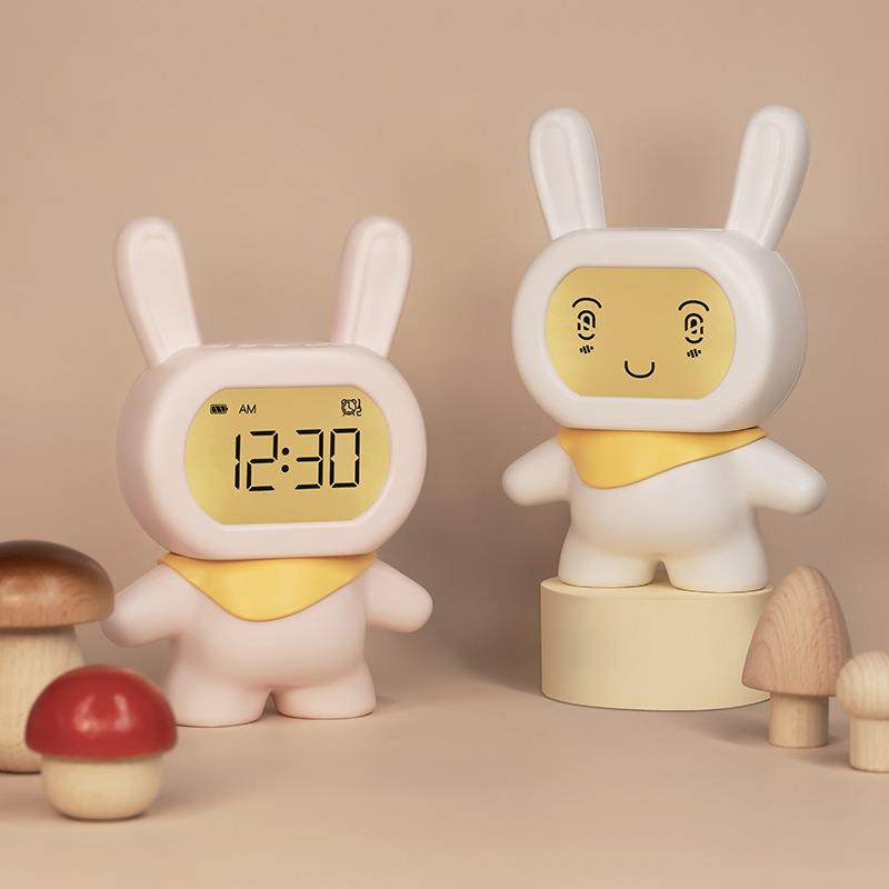 新款多功能小飞兔闹钟床头钟表学生学习小夜灯倒计时贪睡卧室时钟,模玩/动漫/周边/娃圈三坑/桌游,模型制作工具/辅料耗材,淘宝优惠券,粉丝福利购,淘宝优惠卷