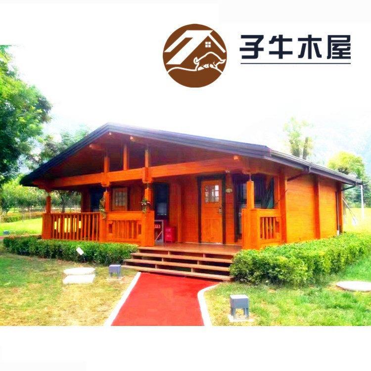 浙江厂家户外度假小木屋景区别墅农村木头房子欧式木别墅自建房