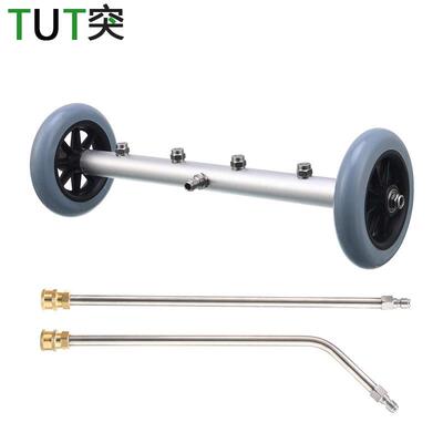 跨境汽车底盘清洗器道路清洗刷双用途16英寸路面清洁器 4000psi