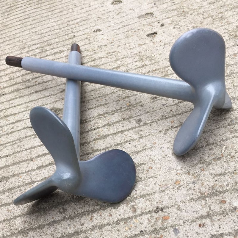 摆线针轮减速机搅拌机专用包塑轴一体衬塑料搅拌桨U耐腐蚀搅拌叶