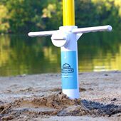 塑料螺旋沙滩伞叉海滩伞底座广告伞支撑架庭院遮阳伞支架配件 包邮