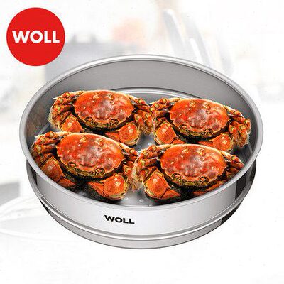 WOLL不锈钢蒸屉蒸格蒸隔笼屉蒸架18cm/24/28/30cm 炒锅煎锅汤锅