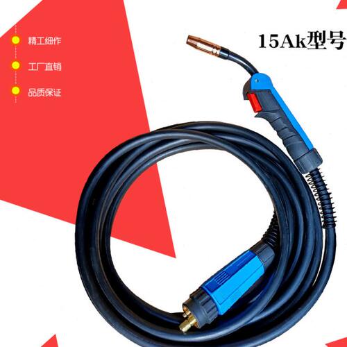 15AK型号欧式接口焊枪 二氧化碳气体保护焊机专用焊线手把线