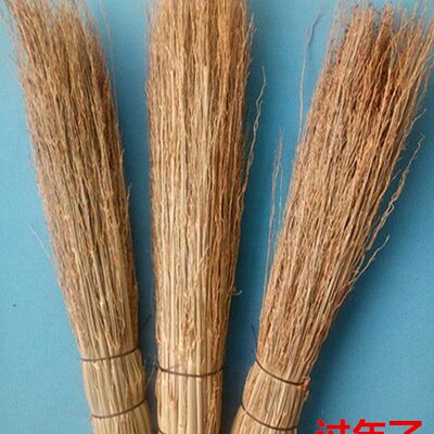 可悬挂纯手工不沾油炊帚 高粱穗苗刷子清洗植物刷厨房用具刷锅刷