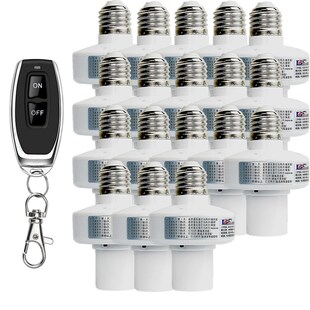 足疗店库房洗浴中心可用无线遥控灯头1000米遥控开关遥控灯头开关