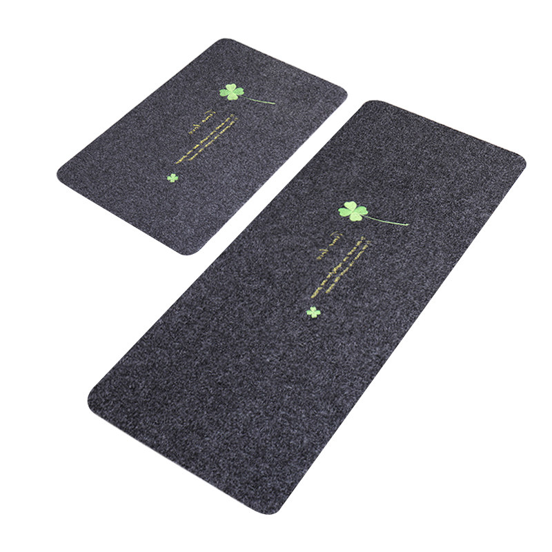 门口地垫 进门厨房家用入户门地垫简约绒面防滑垫脚垫吸水地毯