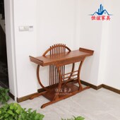 刺猬紫檀玄关新中式 展示架 条案实木神台苏梨家具花梨木门厅条几