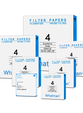 whatman4号定性滤纸1004-047/055/070/090/110/125/150圆形实验室