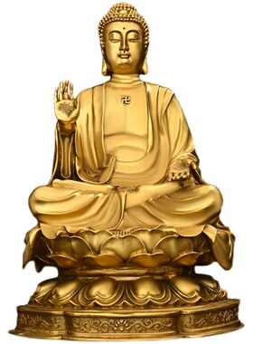 纯铜如来佛祖天坛佛像摆件坐莲花药师佛大日如来释迦摩尼阿弥陀佛