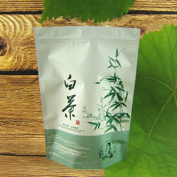 半斤1斤白茶包装袋加厚安吉靖安资溪福鼎白茶通用自封防潮茶叶袋图片