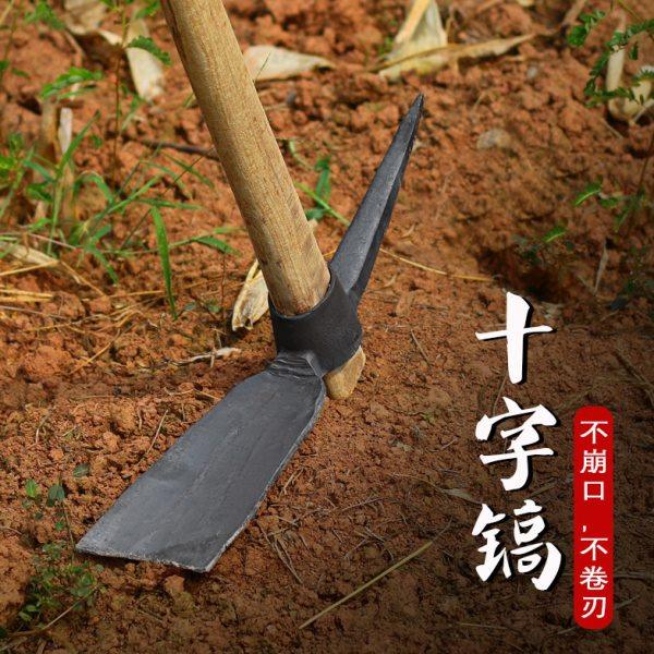锰钢镐头大号洋镐锻打十字镐农用锄头挖树根扁尖钢镐铁镐羊角锄,农机/农具/农膜,镐,淘宝优惠券,粉丝福利购,淘宝优惠卷