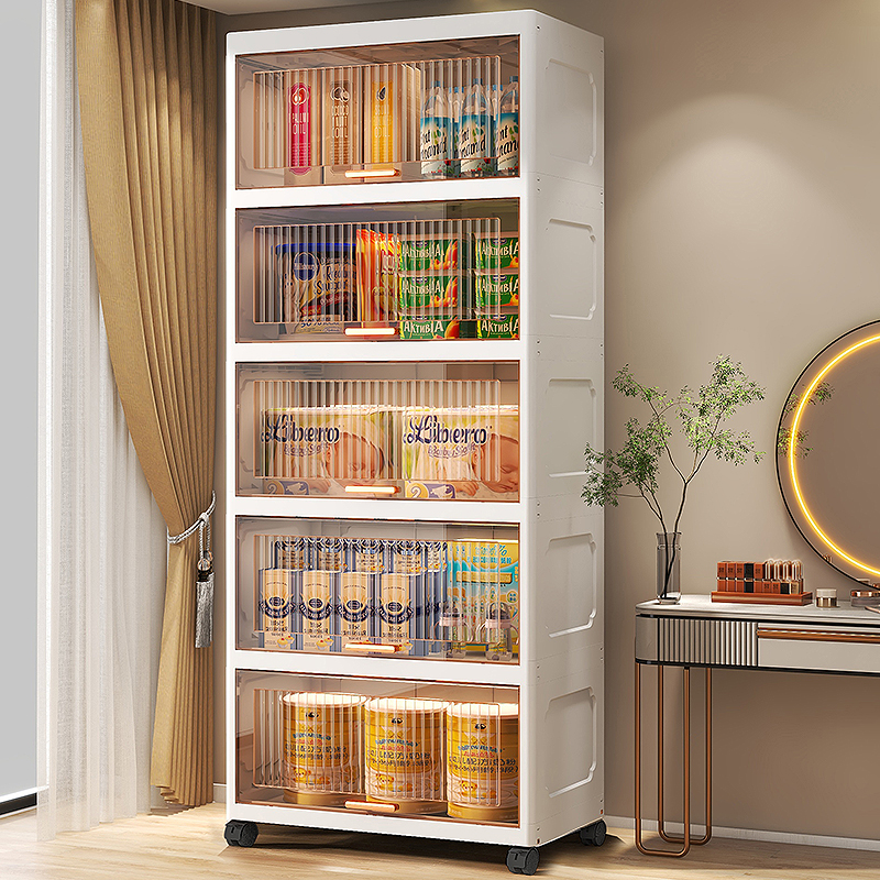 夹缝收纳置物架多层落p地厨房家用收纳柜超窄卫生间边柜厕所整理