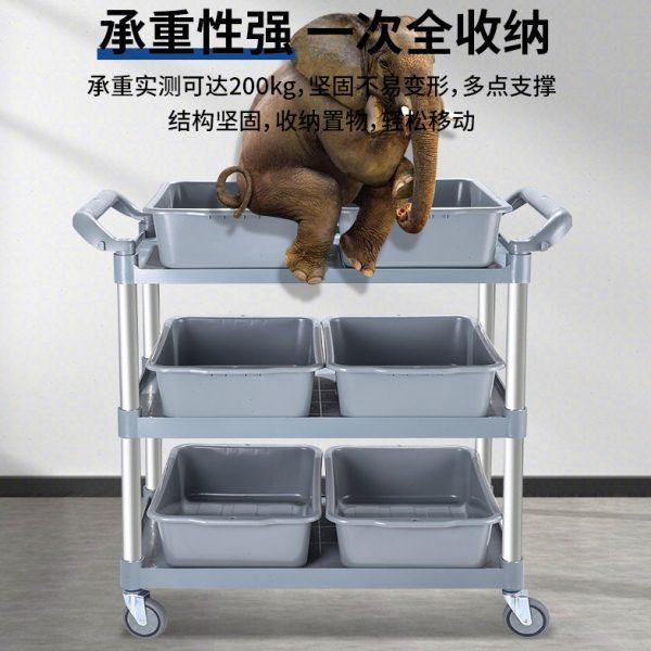 酒店餐厅多功能撤餐车饭店餐饮加厚收碗车商用推车三层移动收餐车,商业/办公家具,餐盘收集车,淘宝优惠券,粉丝福利购,淘宝优惠卷