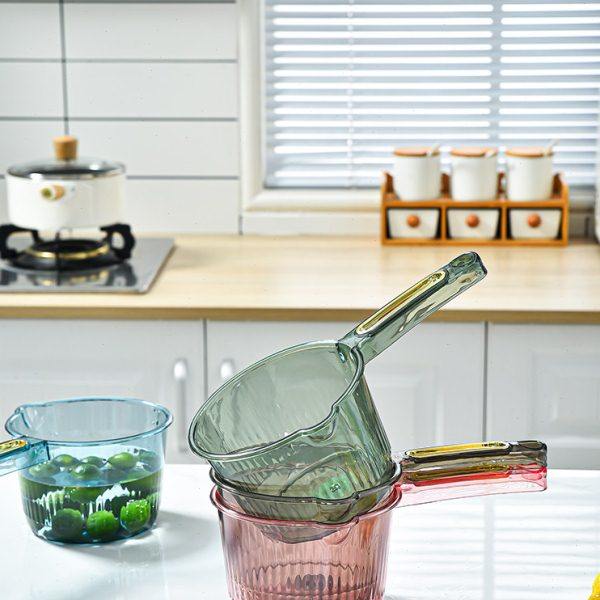 塑料大号创意透明舀水瓢洗头勺子加深加厚长柄家用厨房摔不破水勺,厨房/烹饪用具,水舀/水瓢,淘宝优惠券,粉丝福利购,淘宝优惠卷