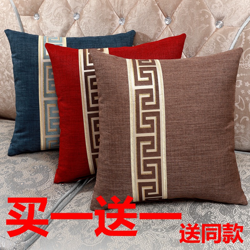 北欧沙发抱枕靠垫套可拆洗奢华汽车家用客厅M靠枕床头护腰靠背中