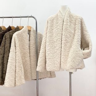 Skk Store 顶流千金 环保小湖羊仿皮草皮毛一体外套时髦年底战袍