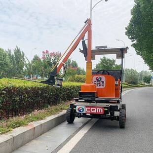 电动绿篱修剪机修枝剪高速行道树绿化带剪枝修球大型驾驶式修剪车