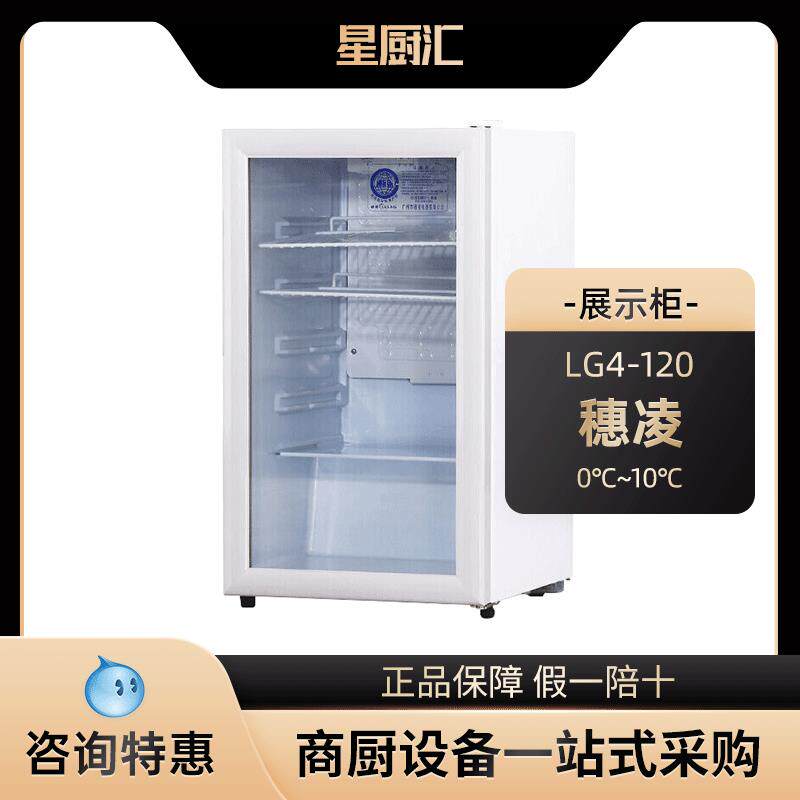 穗凌LG4-120家用立式小冰柜展示柜冷藏迷你节能保鲜冷柜冰吧雪柜