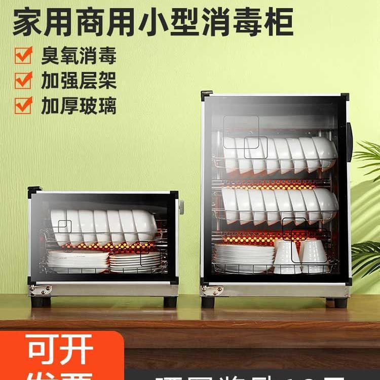 商用式消毒碗柜新款柜台立式2024保洁消毒柜家用小型碗筷餐饮厨房