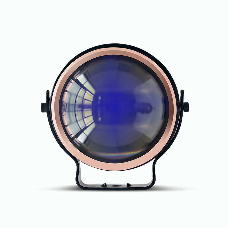 工厂直销汽车LED透镜雾灯3寸三色透镜12V24V汽车货车雾灯