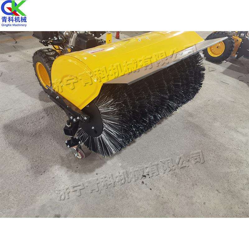 手推式小型除雪机 双链条扫雪机 学校大棚冬季路面积雪清雪车