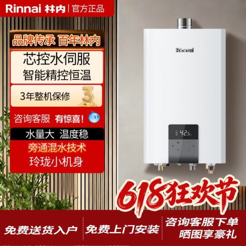 林内商场同款水伺服热水器16E55G