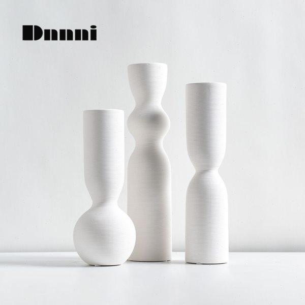 Dnnni圈纹简约花瓶陶瓷家居客厅样板房插花装饰品乔迁送礼物摆件,家居饰品,花瓶,淘宝优惠券,粉丝福利购,淘宝优惠卷