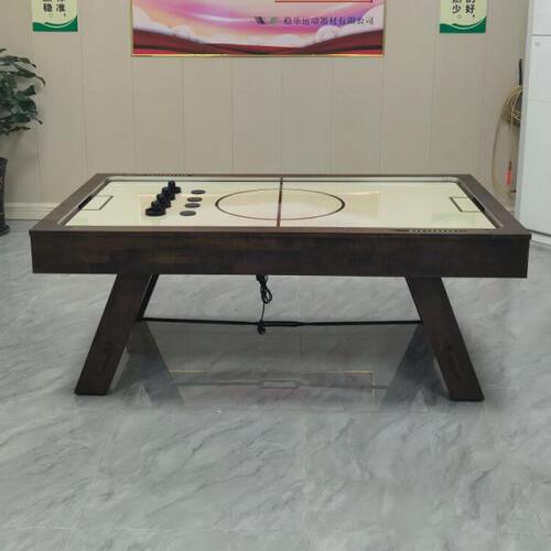 桌上冰球空气曲棍球桌气悬球台冰球机实木环保油漆防刮球场豪华型