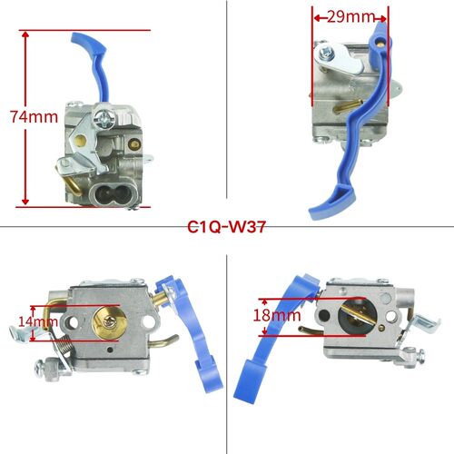 C1Q-W37Husqvarna胡斯华纳HUS 125B 125BX 125BVX化油器 MP114F-2