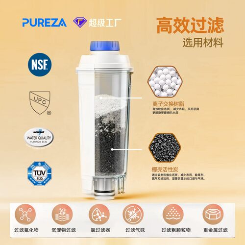 碧纯滤芯Z056适用于德隆DLSC002 EC800, ECAM, BCO410咖啡机滤芯