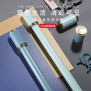 小清新静音加厚合金罗马杆家装酒店工程顶装双侧装木纹窗帘杆