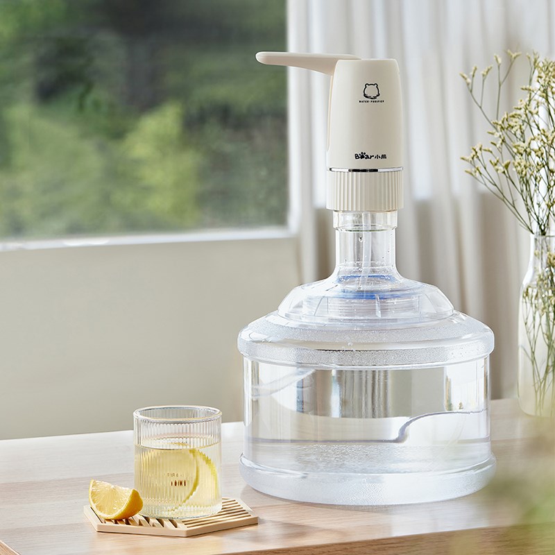 桶装水饮水机抽水器电动吸水器自动吸水压水器纯净矿泉水折叠