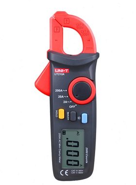 钳形表 优利德UT210A精度数字万用表 电容电压电流交直流钳形表
