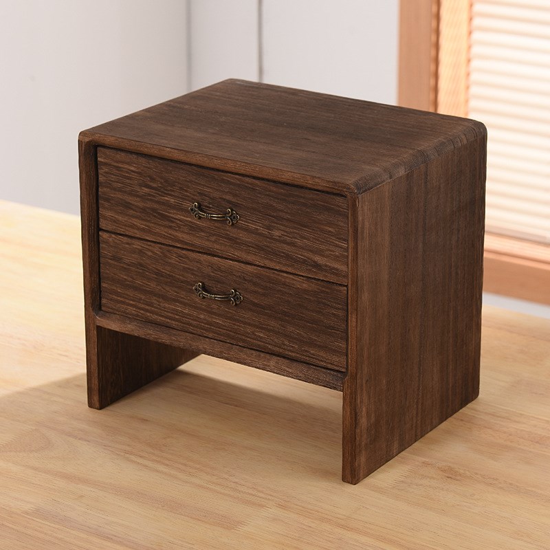 SI6K实木桌面收纳盒显示器护颈增高架办公室置物架底座支架杂物整